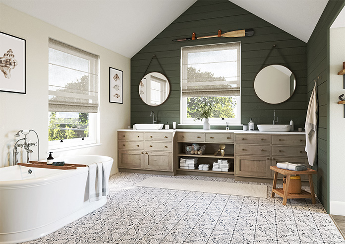 Kalahari Voile, Warm Grey - Motorised Roman Blind - Image 6